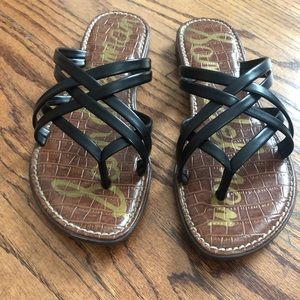 Sam Edelman Georgette black leather sandals